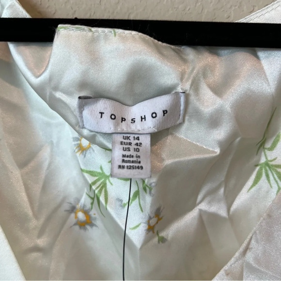 NWT Topshop Daisy Print Midi Slipdress - Picture 7 of 9